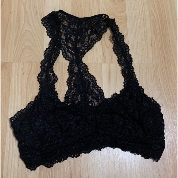 $8 IN BUNDLE📍 Talula Black Lace Halter Bralette - Picture 4 of 5